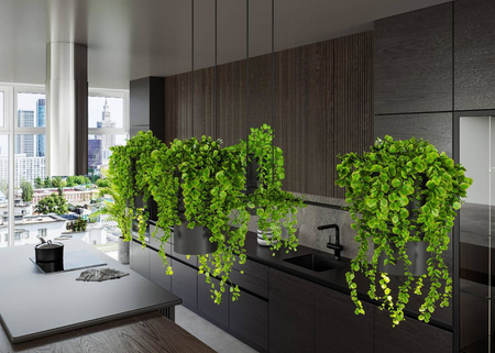 Lampa wisząca KUKKIA czarna (TH.004CZ) - Thoro Lighting