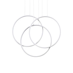 Lampa wisząca FRAME Biały (FRAME_SP_CERCHIO_BIANCO) - Ideal Lux