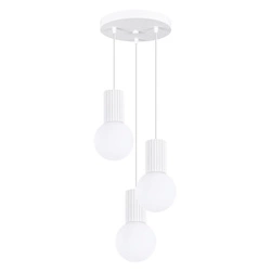 Lampa wisząca HALO 3P biała (SL.1710) - Sollux Lighting