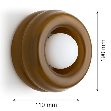 Szklany kinkiet TEVO (8811) - Argon