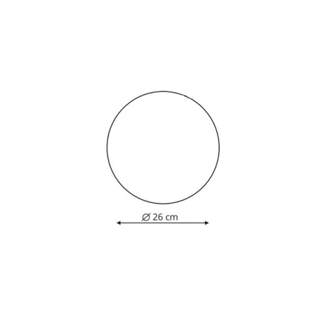 Plafon Platillo duży 1xLED CCT czarny  (LP-8102/1C-18W BK CCT) - Light Prestige