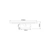 Kinkiet ALTER złoty 41 cm (W89443-12W-GD) - Zuma Line