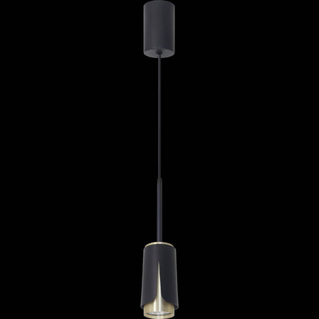 FLOWER BLACK GOLD LAMPA WISZĄCA 1xGU10 (ML0267) - Milagro