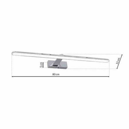 Kinkiet SPLASH CHROME 80cm 16W LED (ML5722) - Milagro