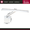 Kinkiet XANA LED 420lm 2700K 24V 5.5W szczotkowane aluminium (PL95575) - PAULMANN