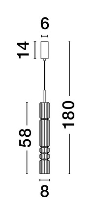 Lampa wisząca wewnętrzna MONTERO (LE44589) - Luces Exclusivas