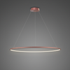 Lampa wisząca Ledowe Okręgi No.1 Φ80 cm in 3k różowe złoto ściemnialna Altavola Design (LA073/P_80_in_3k_rose_gold_dimm) - ALTAVOLA DESIGN