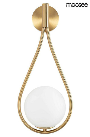 MOOSEE lampa ścienna ROMA złota (MSE010400204) - Moosee
