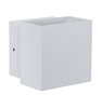 Oprawa elewacyjna Cybo LED 2x3W 230V IP65 kwadratowy 100x100mm Biały Aluminium (PL18003) - Paulmann