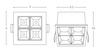DOWNLIGHT SPOT LED 12W WHITE (S102 Zambelis) - Zambelis