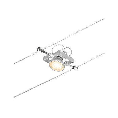 System linkowy spot MacII max1x10W GU5,3 Chrom mat/Chrom 12V DC 60VA twszt/metal (PL94431) - Paulmann