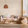 Lampa wisząca Boho Hiacynt wodny 46x46x130cm (56107-017) - DIJK