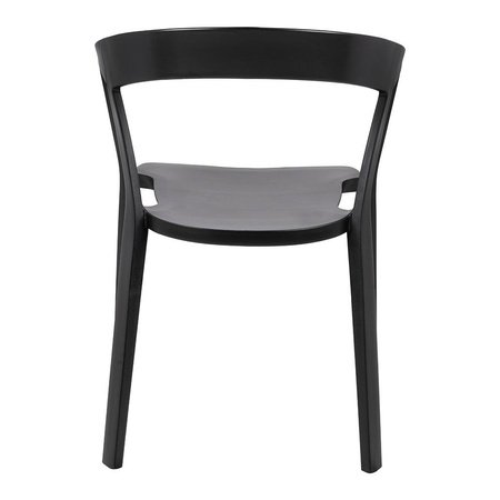Krzesło VIBIA czarne - polipropylen (210-APP.BLACK) - King Home