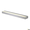 SEDO 14, lampa ścienna, LED, 3000K, prostokątna, szczotkowane aluminium, szkło satynowane, D/S/W 59,5/8,5/4 cm, 17W (151786) - SLV