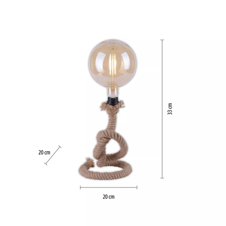 Lampa stołowa ROPE (15480-18) - Paul Neuhaus