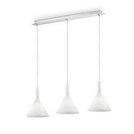 Biała lampa wisząca COCKTAIL SB3 mała (074245) Ideal Lux - żyrandol