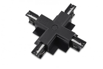 Złącze X do szynoprzewodu podtynkowego TRACK 3 LINE X GIPS czarne (AZ4302) - Azzardo