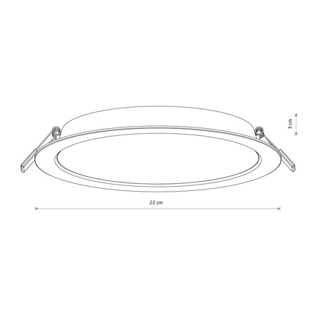 Lampa sufitowa MYKONOS LED 24W (10544) - Nowodvorski