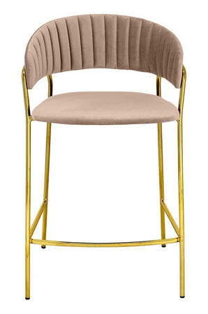 Krzesło barowe MARGO 65 khaki / beżowe (KH1201100129.32) - King Home