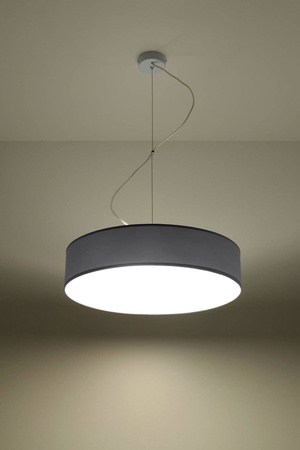 Lampa wisząca ARENA 45 szara (SL.0119) - Sollux