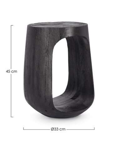 BIZZOTTO stolik kawowy LOPEZ czarny (0747185) - Bizzotto