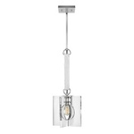 Lampa wisząca Ludlow - 1 źródło światła - Polerowany nikiel (QN-LUDLOW-1P-PN) - Quintiesse