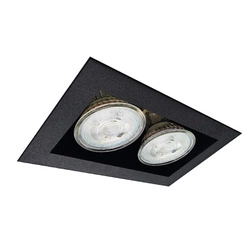 Lampa wpuszczana Cage in mini 1-2 - Czarna   (3034) - Brosline