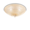 Plafon Shell PL6 kol. bursztynowy (140193) Ideal Lux