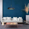 Lampa wisząca LINCOLN BLUE/GOLD 1xE27 45cm (MLP7901) - Milagro