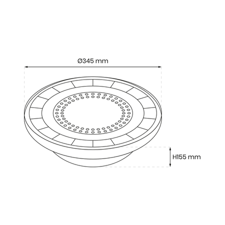 Oprawa techniczna HIGH BAY 200W 4000K 5lat Gwarancji (EK0730) - Eko-Light