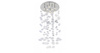 Plafon Luvia 125 Xl  (clear) (AZ2573) Azzardo - żyrandol