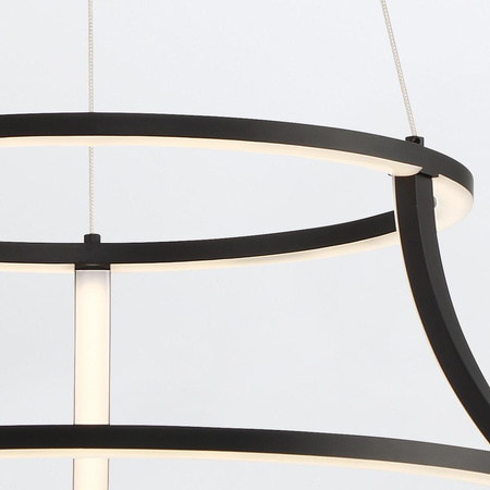 Żyrandol Cadoux - Matowa czerń (QN-CADOUX-P-BK) - Quintiesse