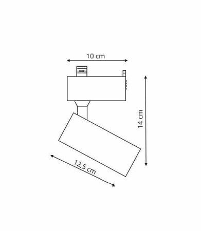 Zestaw szynowy Rocca SET 1F biały 3000K (LP-1019 set WH) - Light Prestige