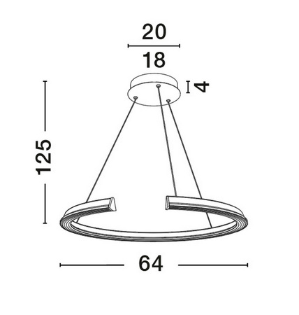Lampa wisząca wewnętrzna ORINOCO (LE44530) - Luces Exclusivas