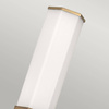 Kinkiet LED Facet - Stary mosiądz (QN-FACET-LED1-HB-BATH) - Quintiesse