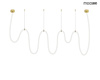 MOOSEE lampa wisząca LASSO 800 Smart      złota (MSE1501100495 ) - Moosee
