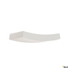 PLASTRA 102 CURVE, lampa ścienna, biały gips, QT-DE12, maks. 100 W (148012) - SLV