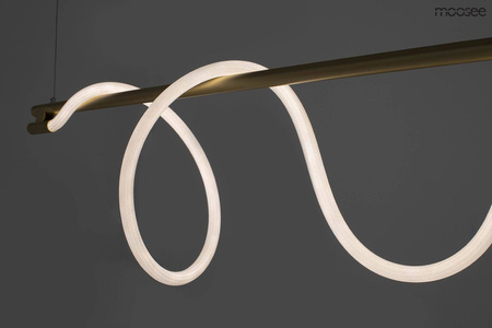 MOOSEE lampa wisząca SERPIENTE 120 złota (MSE010100178) - Moosee