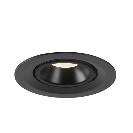 NUMINOS® GIMBLE M, oprawa sufitowa wpuszczana czarna 4000 K 55° (1005963) - SLV