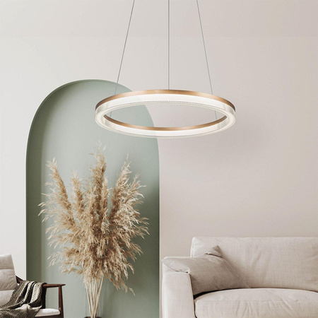 Lampa wisząca Midway Cristal mała (LP-033/1P S GD Cristal Triangle) - Light Prestige