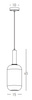 PENDANT LIGHT 1XE27 MAX 40W OPAL GOLD MATT (22070 Zambelis) - Zambelis
