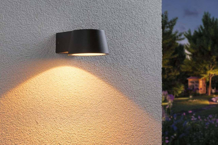 Oprawa elewacyjna CAPEA LED 6W 550lm 2200K IP44 230V antracyt aluminium (PL94713) - PAULMANN
