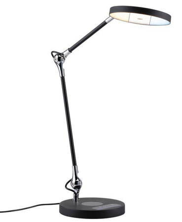 Lampka na biurko ściemnialna ładowana USB NUMIS QI LED DIM czarna (PL78010) - PAULMANN