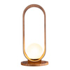 Lampa stołowa Sfera (QN-SFERA-TL-L-TEAK) - Quintiesse