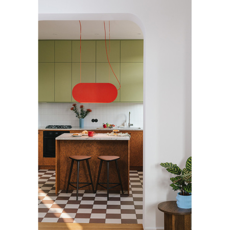 MALUMI A granatowa sufitowa lampa wisząca (MLA61313P2) - Ummo