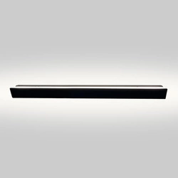 Minimalistyczny  kinkiet Bodo 60 cm czarny IP54 (LP-789/1W 60 BK) - Light Prestige