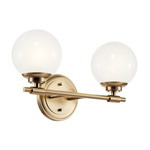 Kinkiet Benno - 2 źródła światła - Szampański brąz (KL-BENNO2-CPZ) - Elstead Lighting