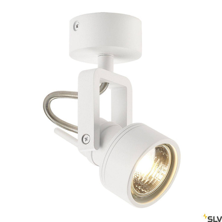 INDA, lampa ścienna i sufitowa, spot, QPAR51, kolor biały matowy, maks. 50 W (147551) - SLV