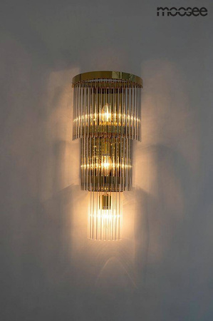 MOOSEE lampa ścienna ESTRO złota (MSE010100266) - Moosee