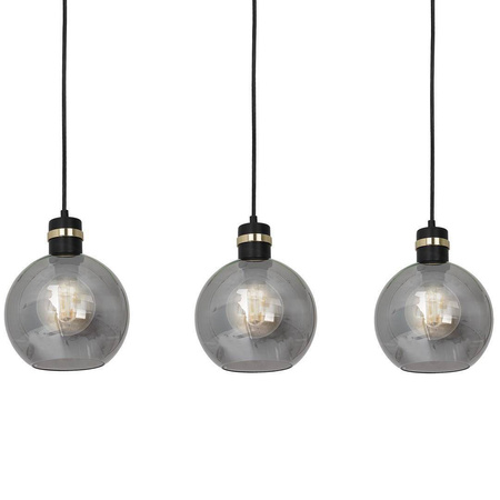 Lampa wisząca OMEGA BLACK / GOLD 3xE27 (MLP6531) - Eko-Light